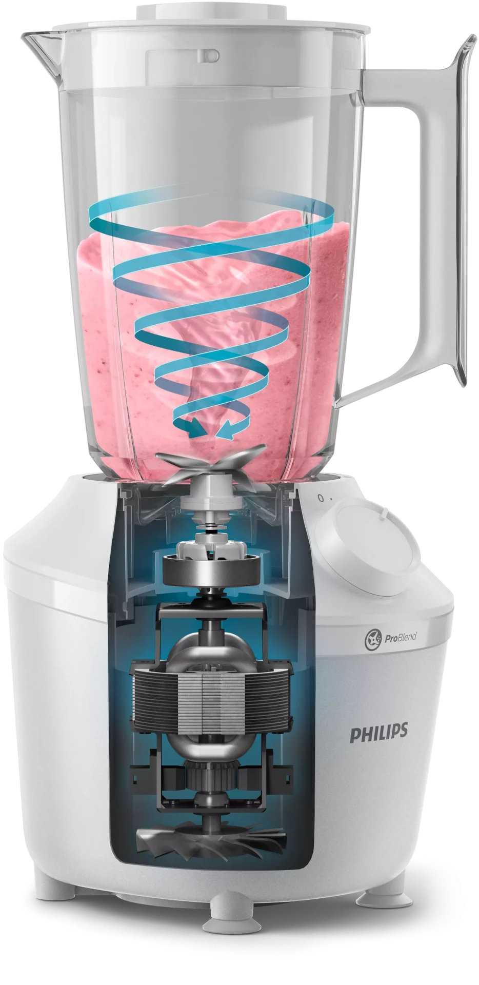 Blender Professionnel 450W Avec Technologie ProBlend Series 3000 Philips HR2041/30 – Image 3