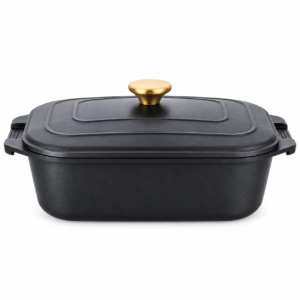 Marmite Rectangulaire Antiadhésive 35 cm avec Couvercle BBF